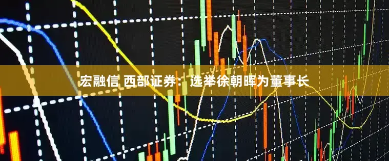 宏融信 西部证券：选举徐朝晖为董事长